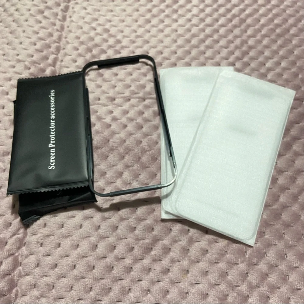 Kiwismart Screen Protector w/Built in Front Camera Cover 2 pk iPhone 12/12 Pro